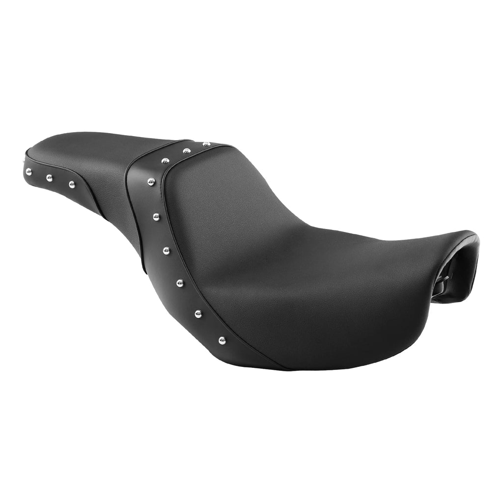 Black Driver Passenger Seat for Harley Dyna Low Rider FXDB (2006–2017)