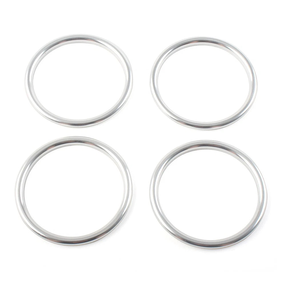 AC Air Condition Vent Outlet Inner Ring Trim for Audi A1 S1 8X (2010–2018) Silver