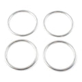 AC Air Condition Vent Outlet Inner Ring Trim for Audi A1 S1 8X (2010–2018) Silver