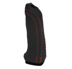 E Brake Handle Cover for BMW F32 F33 F36 (2013–2019) Carbon Fiber Red Stitch
