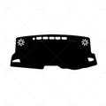 Dash Mat for Toyota Corolla (2019–2021) Dashboard Cover Black Non Slip