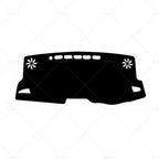 Dash Mat for Toyota Corolla (2019–2021) Dashboard Cover Black Non Slip
