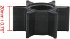 Water Pump Impeller & Key for Mercury Marine Quicksilver (47-161541, 47-16154-1)