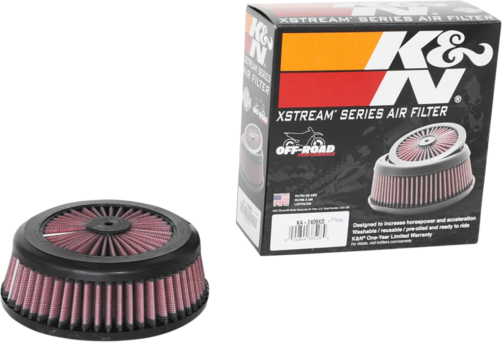 K&N High-Flow Air Filter for Kawasaki KA-2409XD