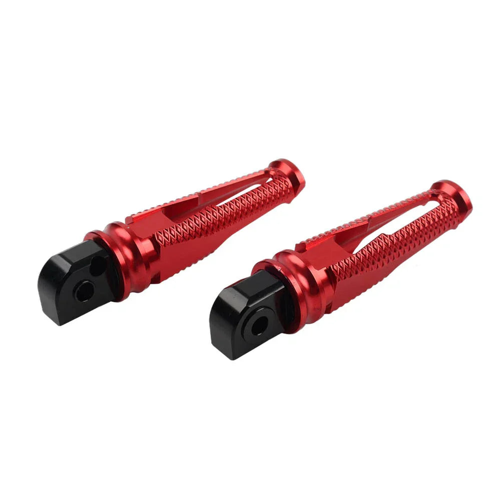Red Foot Pegs Rear Passenger Footrests for Yamaha YZF R1 R6