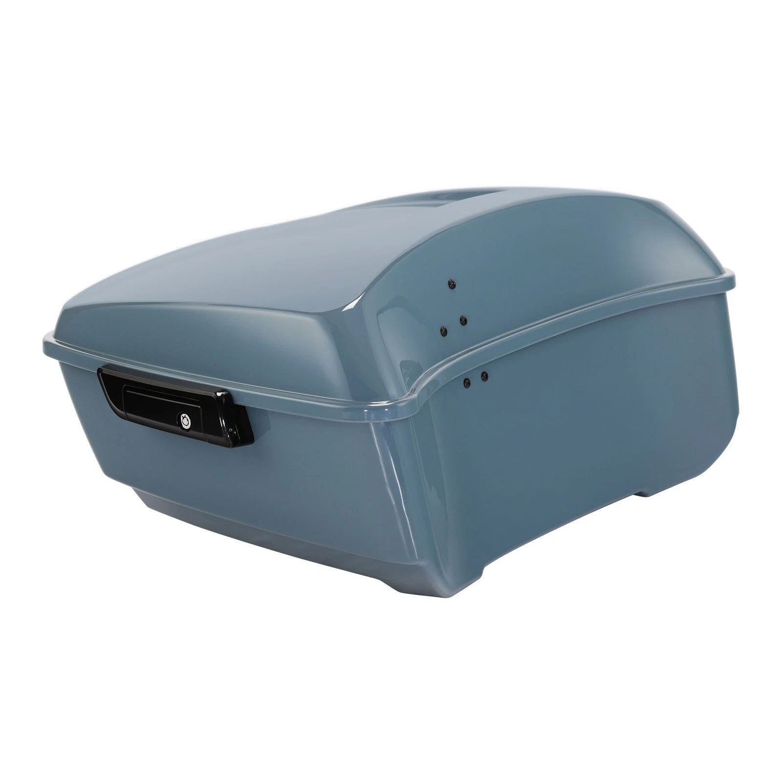 King Trunk for Harley CVO Road Street Glide (2014–2025) Sharkskin Blue Firestorm