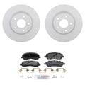 Set of 4 Bosch Quietcast Front Rotors & Semi-Met Disc Brake Pads for 200 Sebring (2007–2010)