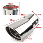 Stainless Steel Rear Exhaust Pipe Tail Muffler Tip for