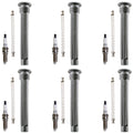 Set of 6 Denso Standard Spark Plugs & Coil Boots for Cherokee Ram1500 Wrangler (2015)