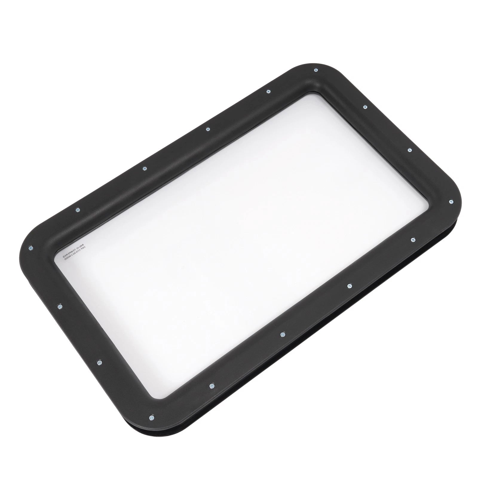 Black RV Entry Door Window for RV Camper