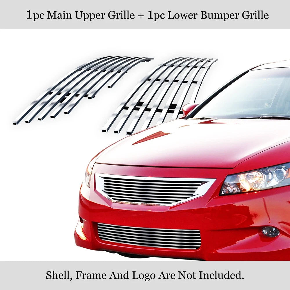 Billet Grille Combo for Honda Accord Coupe (2008-2010)