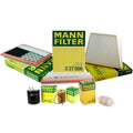 2X Mann Oil Air Paper Cabin Compressor Fuel Filter Kit for W211 (2002–2009)