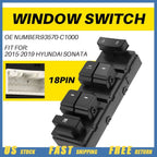 Power Window Master Control Switch LH for Hyundai Sonata (2015–2019)