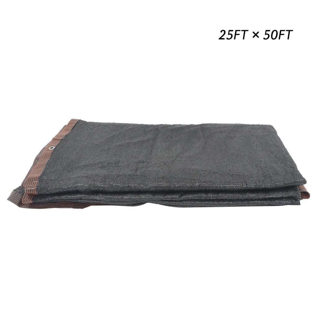 Swimming Pool Leaf Net Cover 25ft x 50ft with Eye Rings and Ropes