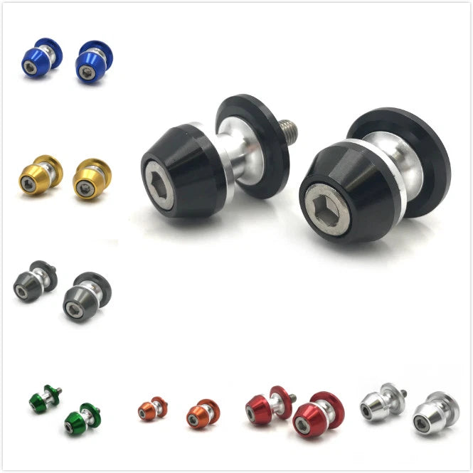 Set of 4 Aluminum CNC Motorcycle Swingarm Spools for