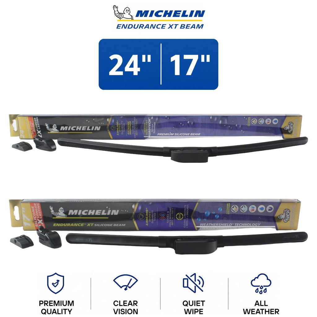 Set of 2 Wiper Blades for Lexus LS460 (2007–2017) - 24"/17"