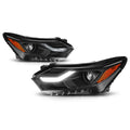 LED DRL Projector Headlights for Chevy Equinox (2018–2021) Black Housing
