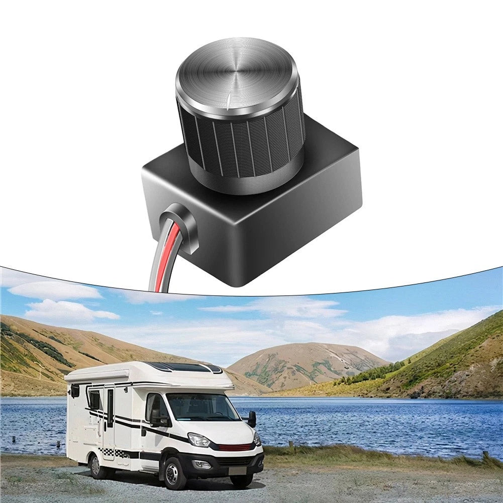 Rotary Dimmer for RV Boat Truck Trailer LED Lights (12V 24V)