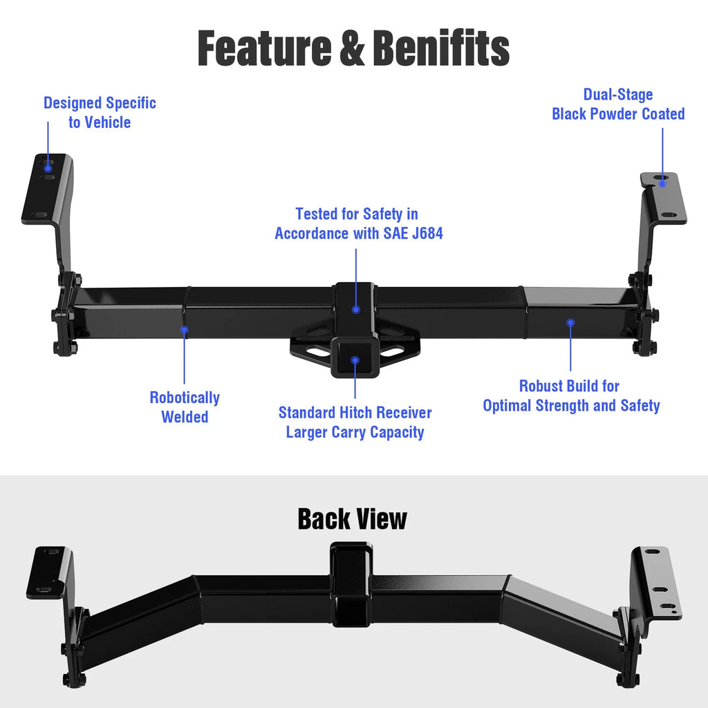 Towing Hitch Receiver Class 3 for Nissan Murano (2009-2014)