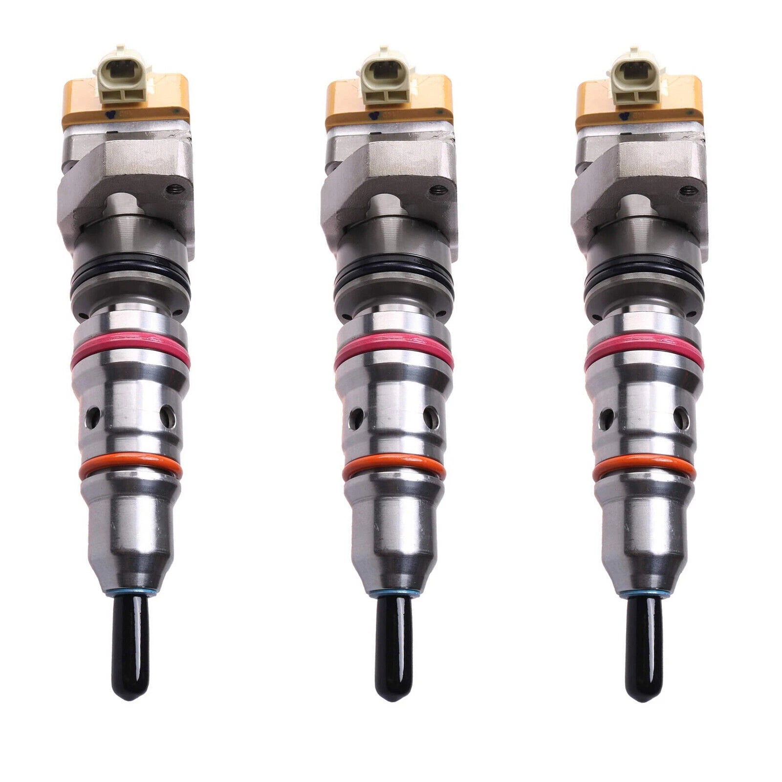 3PCS Fuel Injector 128-6601 178-0199 for Caterpillar CAT 3126 322C (1996–2004)