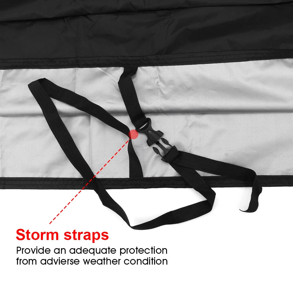 Lawn Mower Tractor Cover Waterproof UV Protector for Garden Yard