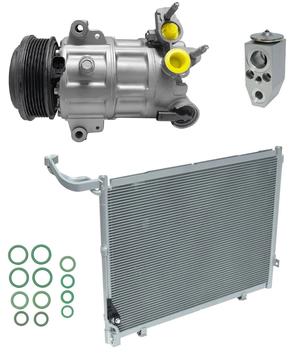 AC Compressor Kit with Condenser for Ford EcoSport 1.0L (2020–2022)
