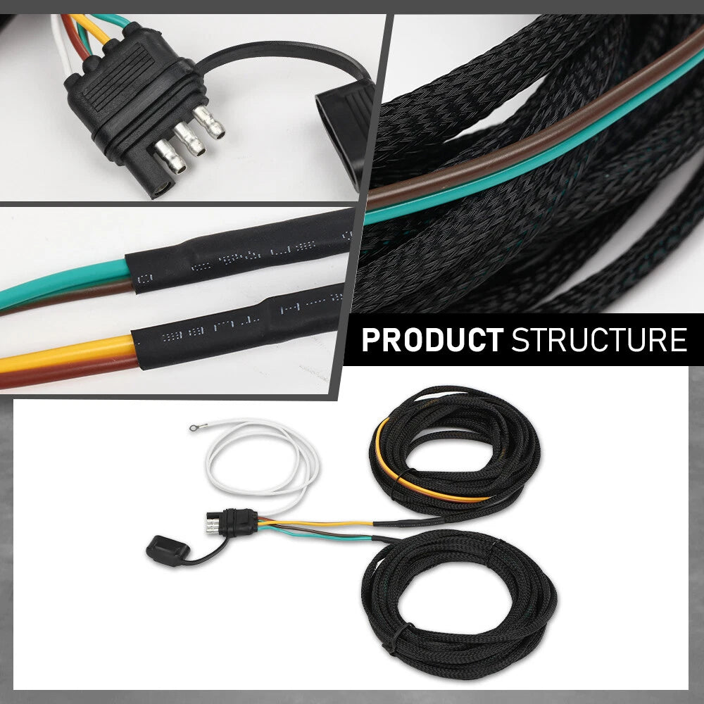 4 Pin 5 Wire Trailer Wiring Harness for RV Boat