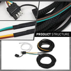 4 Pin 5 Wire Trailer Wiring Harness for RV Boat