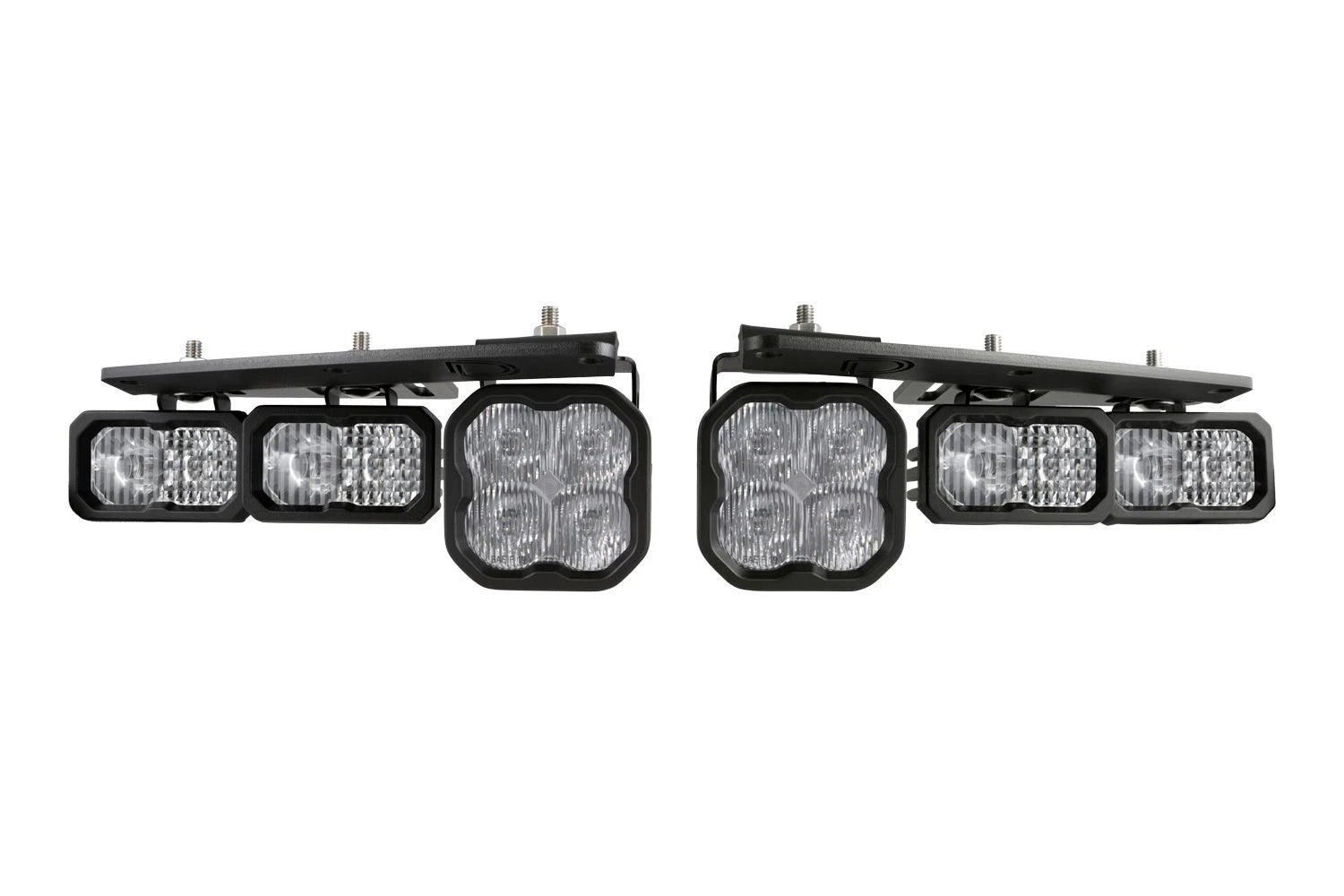 Diode Dynamics Fog Pocket Brackets for 2021-2025 Ford Bronco with Steel Bumper