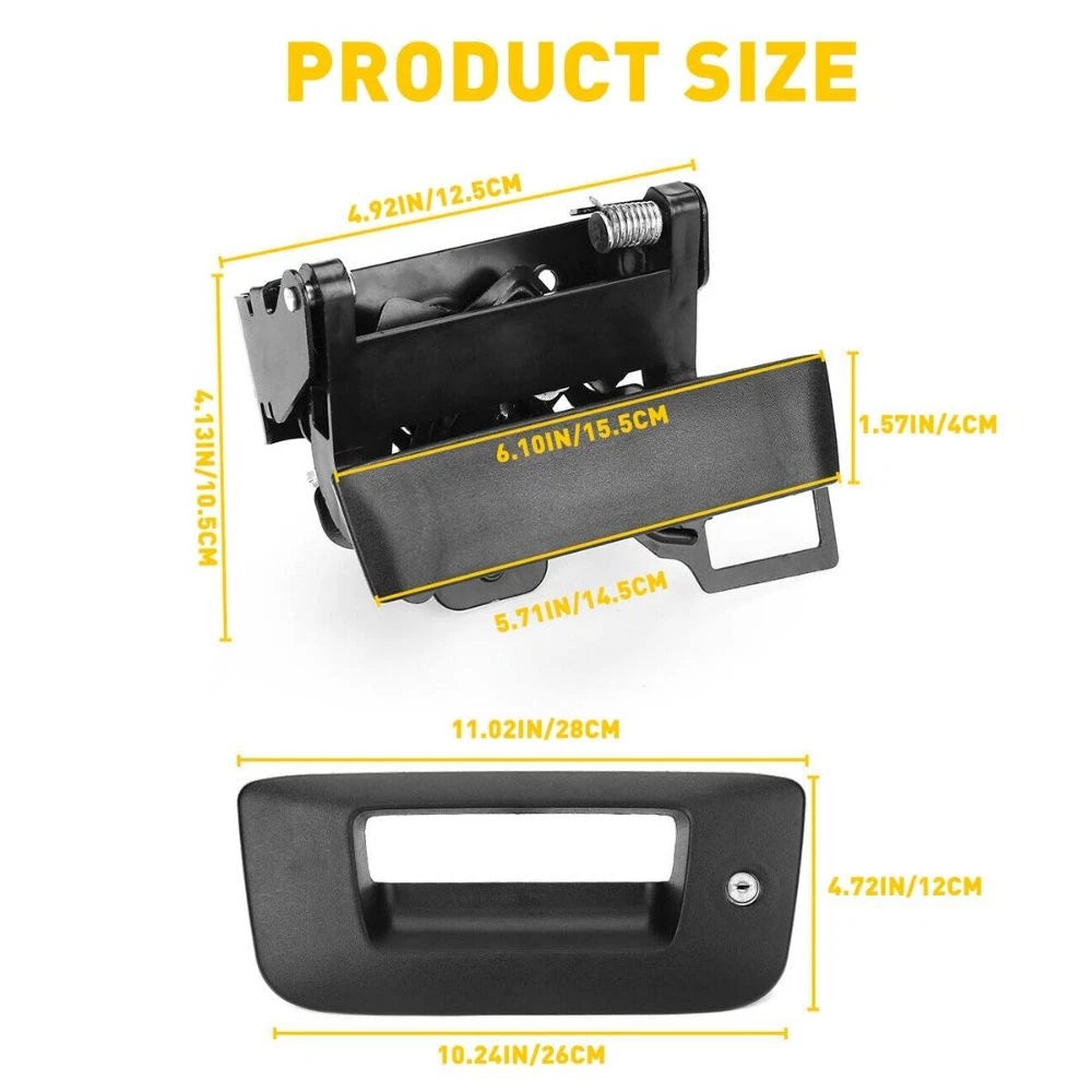 Tailgate Handle Bezel Lock Kit for Chevrolet Silverado GMC Sierra (2008–2014)