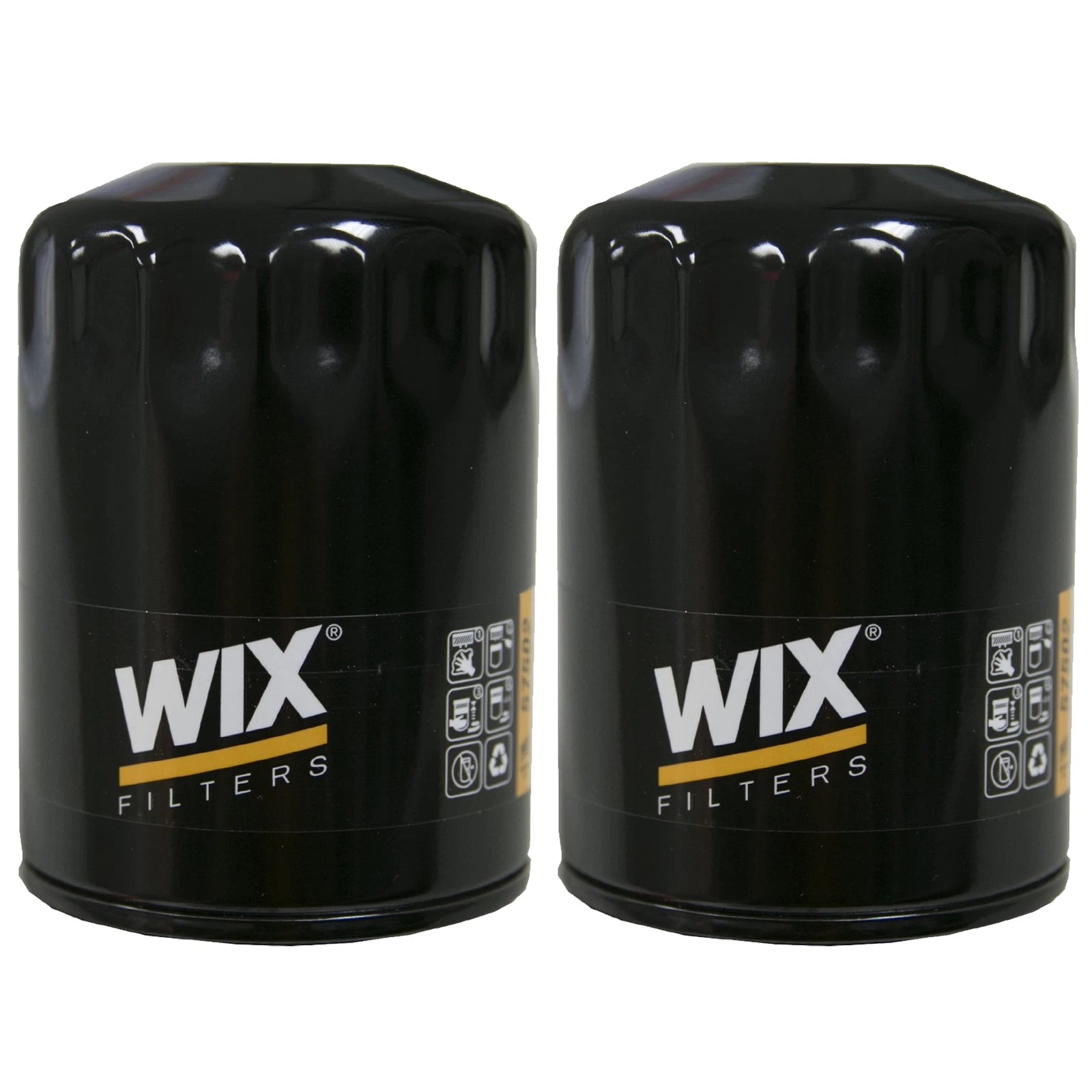 Set of 2 WIX Spin-On Engine Oil Filters for Ford Lincoln Mazda Mercury