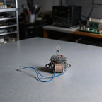 Air Fryer Component with Motor Cover Pole Mount and Fan Ventilation Design