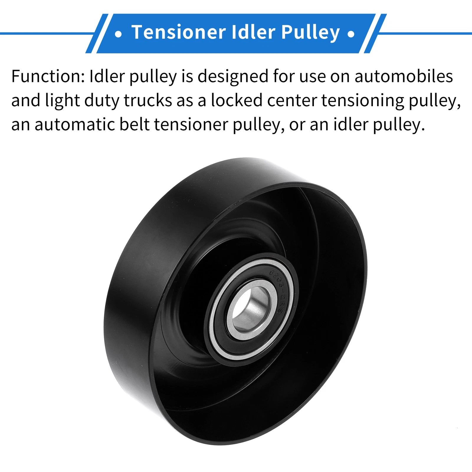 Drive Belt Idler Pulley for Toyota Sequoia (2001–2005) No. 166030W010/166030W030