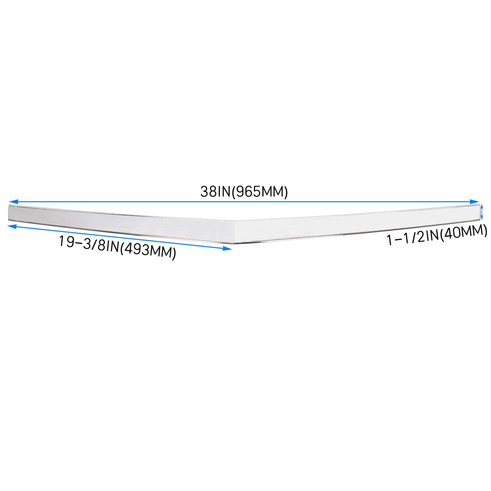 Chrome Hood Molding Trim for Cadillac SRX (2011–2015)