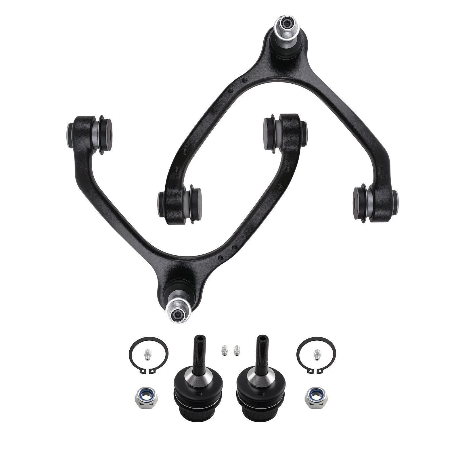 Set of 4 Upper Control Arms & Lower Ball Joints for Ford Crown Victoria (2003–2011)