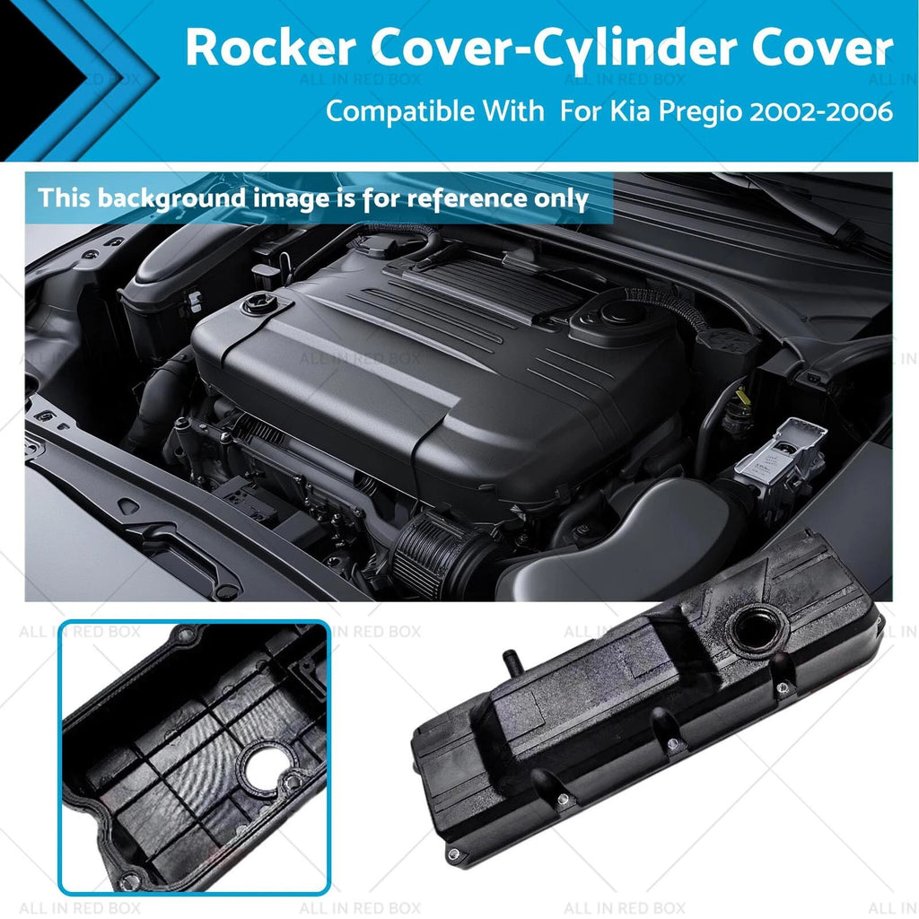 Rocker Cover for Kia Pregio (2002–2006) 0K65B10220B Black