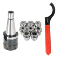 10-Piece ER-40 Spring Collet Chuck Set for Precision Machining (N/A)