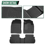 TPE Floor Mats for Toyota Corolla/Matrix, Pontiac Vibe (2009–2013)