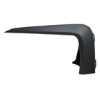 Replacement Black Textured Polypropylene Front Driver Upper Bumper Cover Molding