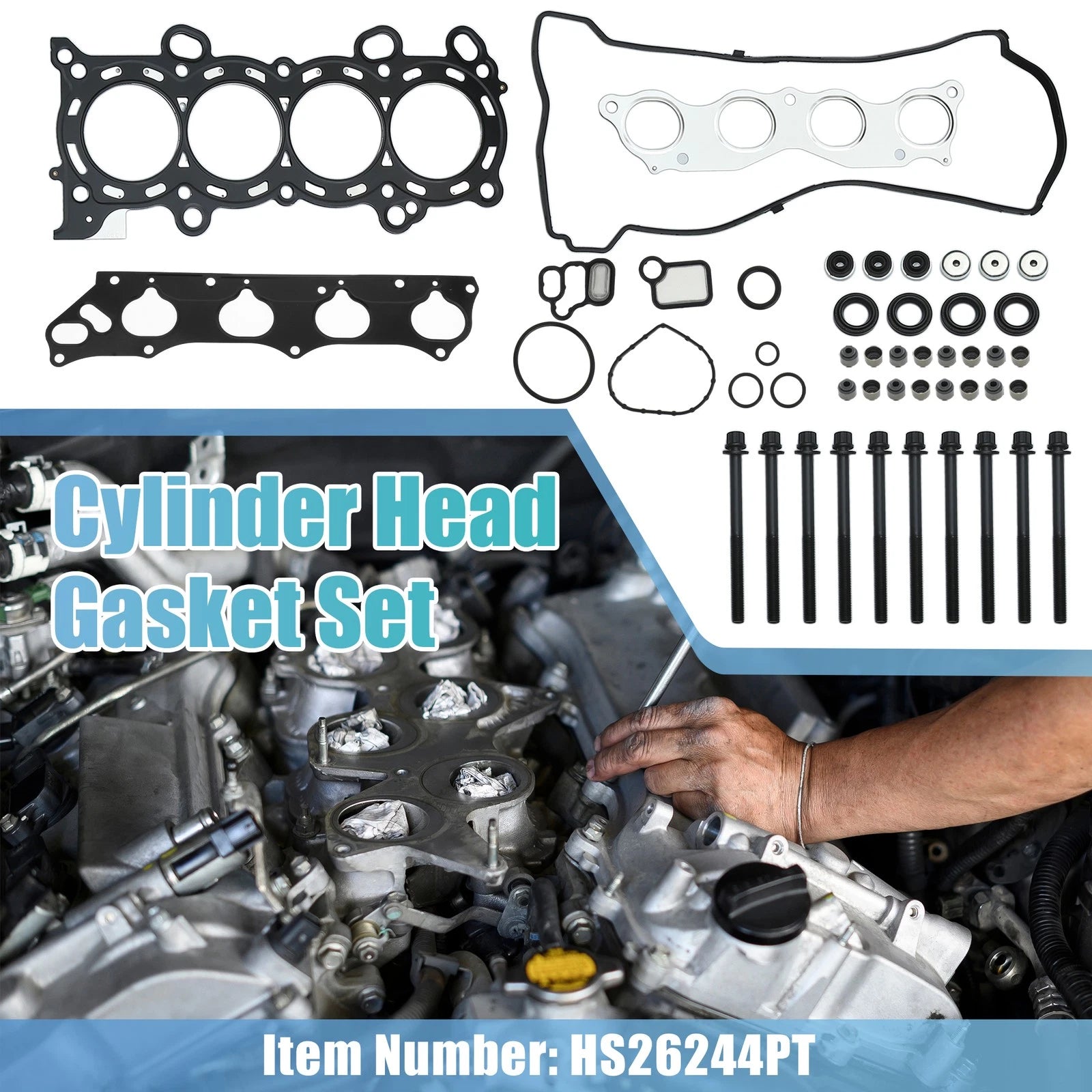 Set of 4 Engine Cylinder Head Gasket for Honda CR-V (2002–2006)