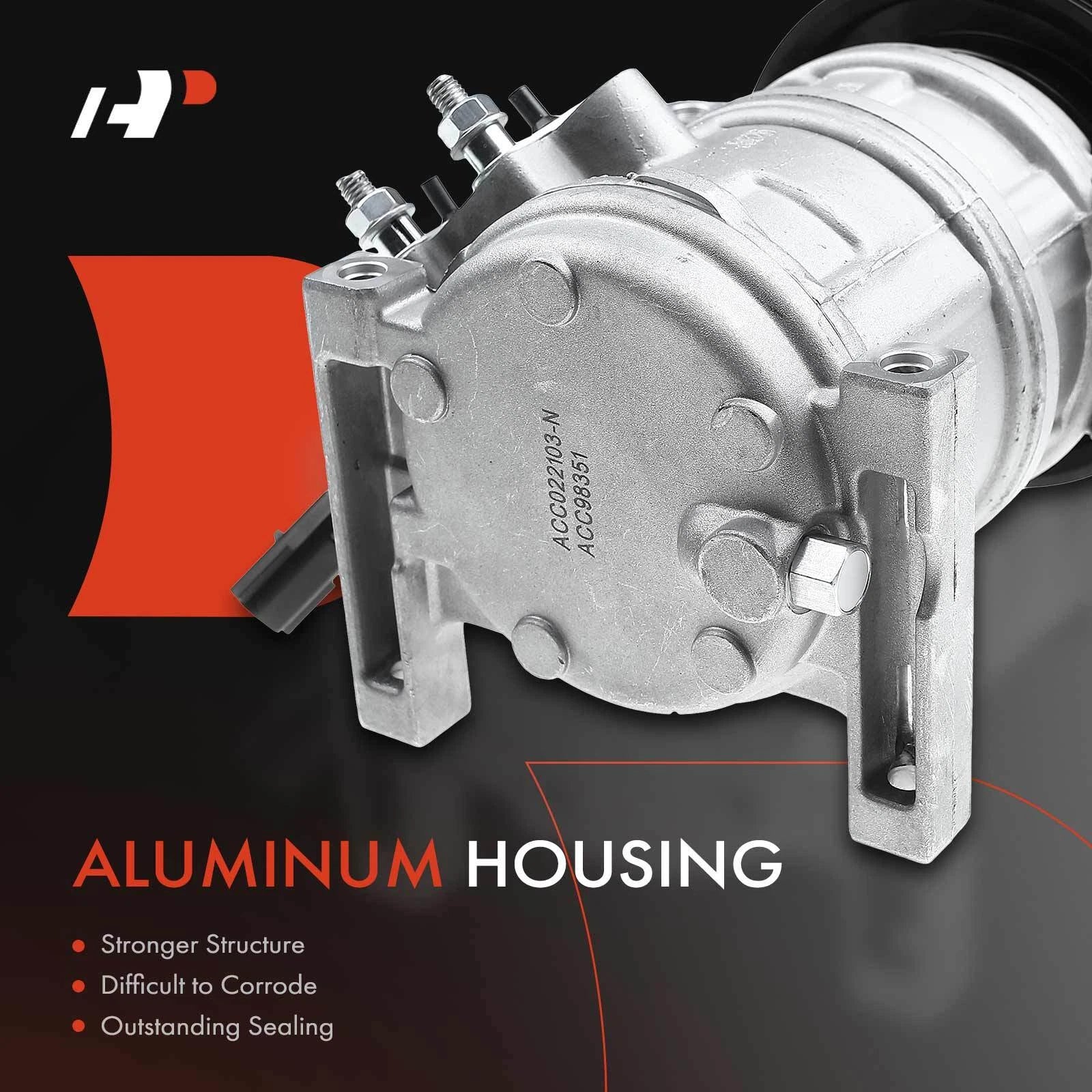 A/C Compressor with Clutch for Jeep Wrangler (2003-2006)