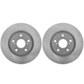 Set of 2 Front Vented Disc Brake Rotors for Toyota Lexus (OEM 296mm)