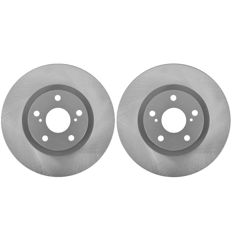 Set of 2 Front Vented Disc Brake Rotors for Toyota Lexus (OEM 296mm)