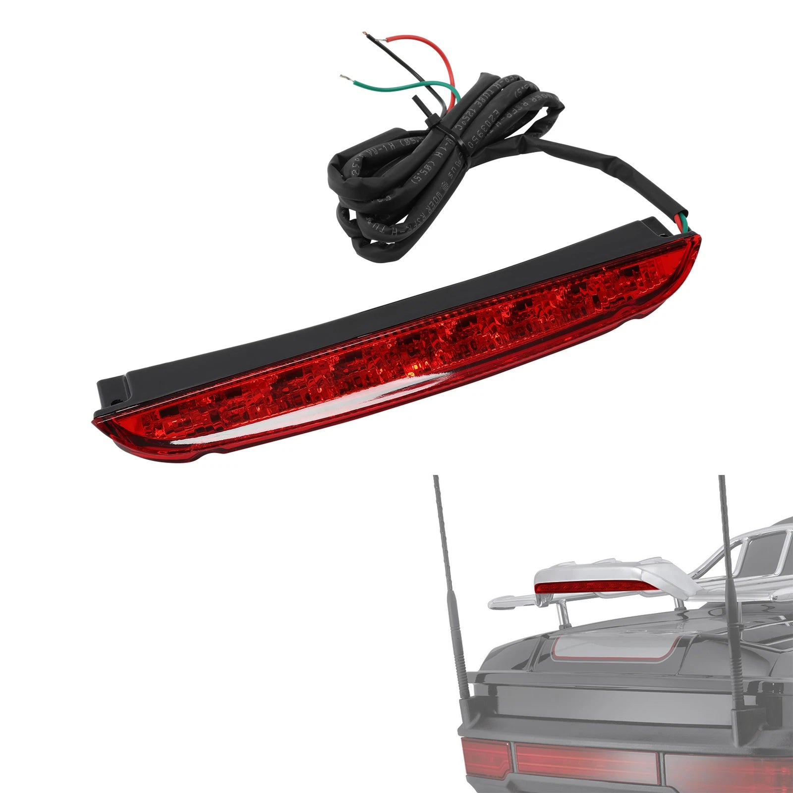 LED Luggage Rack Light for Harley Touring Electra Road Glide (1993–2013)