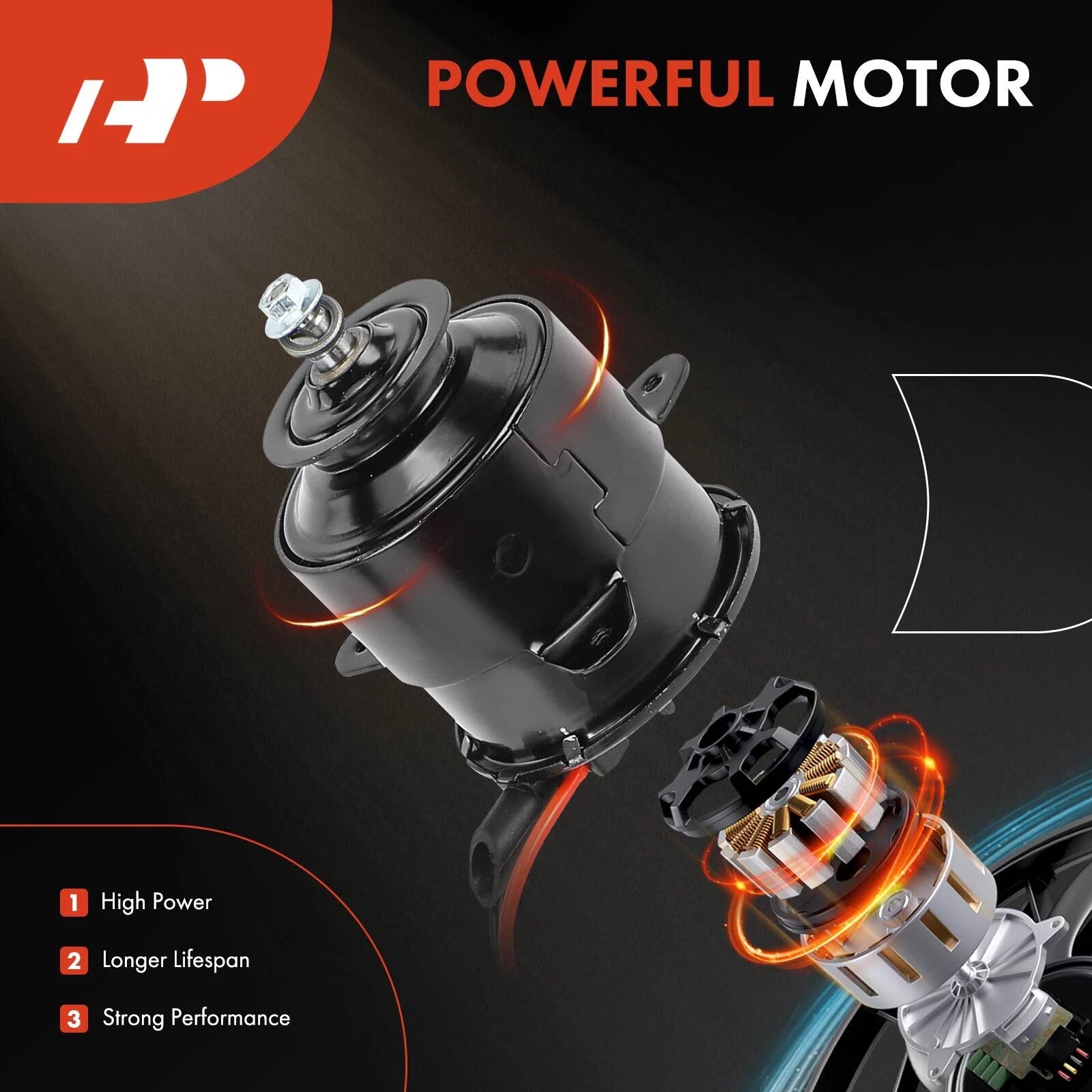 Radiator Fan Motor for Toyota Camry (1985–1988) Corolla (1986–1987)