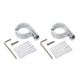2X 1 1/4" Chrome Handlebar Mounts Clamp for Harley (Universal)
