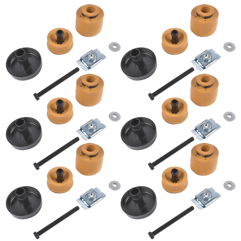 6PCS Body Mount Bushing for Ford F250 F350 F450 F550 Super Duty (2008–2016) 924-066