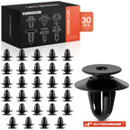 30Pcs Nylon Black Interior Door Trim Panel Retainer Clips for BMW
