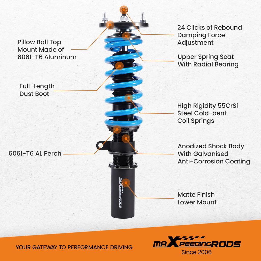 Coilovers for BMW 5-Series Sedan RWD (2004-2010)