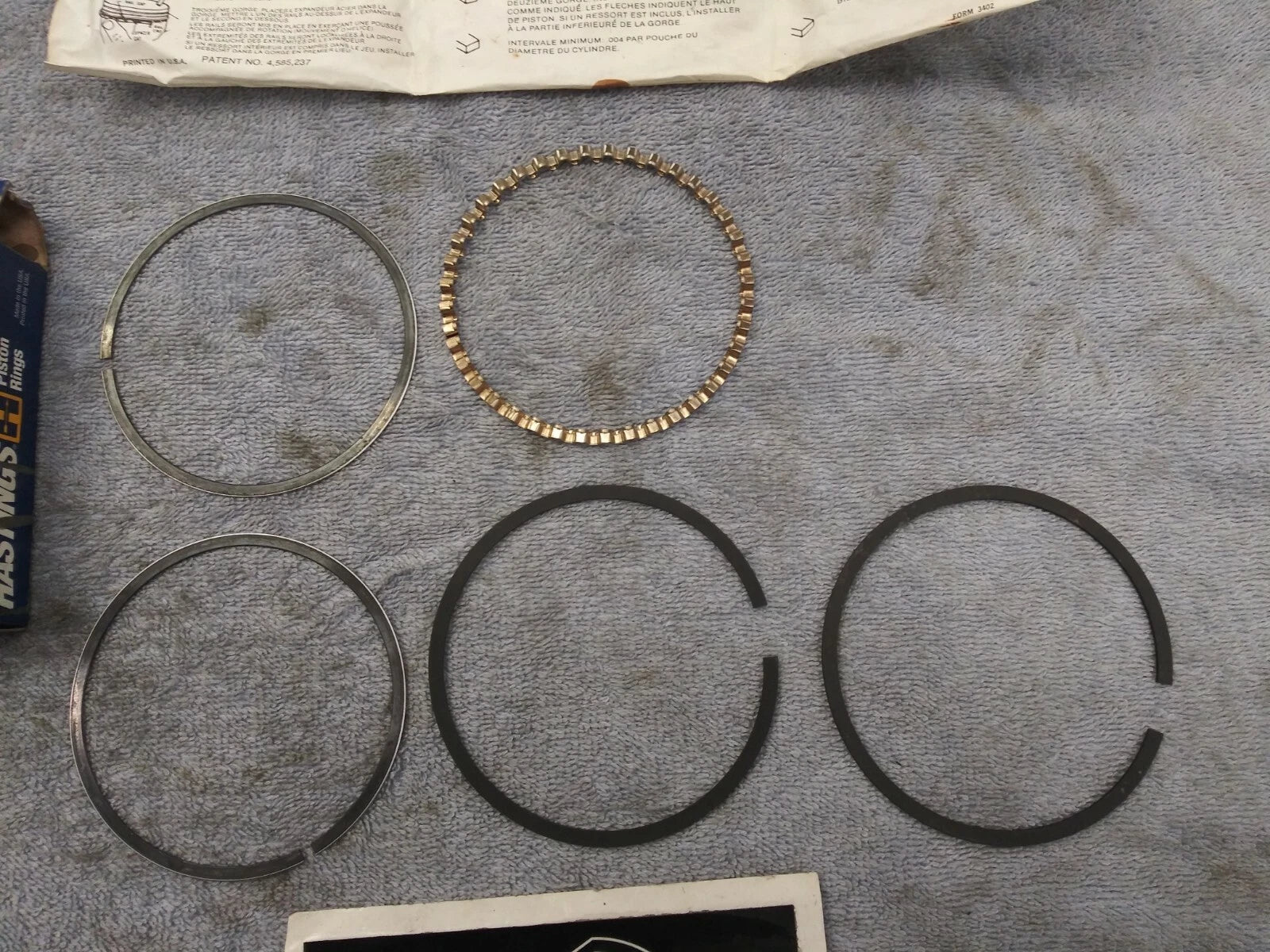 Hastings Ring Set for Harley Davidson Shovelhead Panhead (48-80) +070 DS-750627